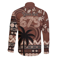 Personalised Bula Fiji 679 Family Matching Summer Maxi Dress and Hawaiian Shirt Fijian Tagimoucia Masi Tapa Art LT9 - Polynesian Pride
