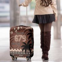 Personalised Bula Fiji 679 Luggage Cover Fijian Tagimoucia Masi Tapa Art