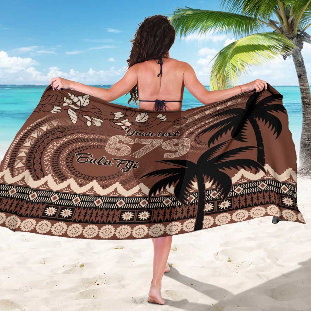 Personalised Bula Fiji 679 Sarong Fijian Tagimoucia Masi Tapa Art
