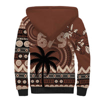 Personalised Bula Fiji 679 Sherpa Hoodie Fijian Tagimoucia Masi Tapa Art LT9 - Polynesian Pride