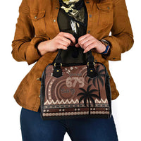 Personalised Bula Fiji 679 Shoulder Handbag Fijian Tagimoucia Masi Tapa Art LT9 - Polynesian Pride