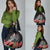 Personalised Samoa 685 Grocery Bag Teuila Flower With Black Samoan Tattoo