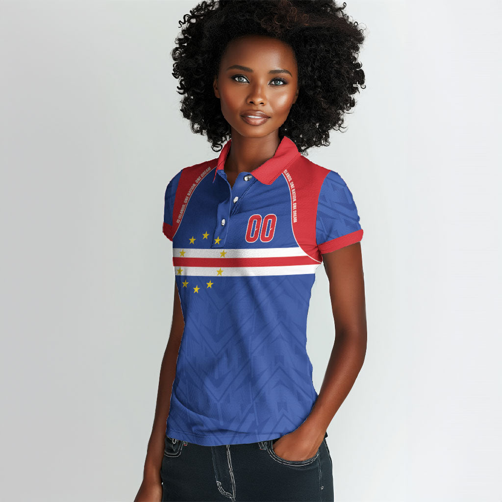 Cape Verde Atlantic Stars Custom Women Polo Shirt Football 2026 Supporter