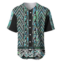 New Zealand Maori Niho Taniwha Baseball Jersey Papua Shell - Mangopare Puhoro Pattern