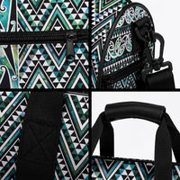 New Zealand Maori Niho Taniwha Duffle Bag Papua Shell - Mangopare Puhoro Pattern LT9 - Polynesian Pride