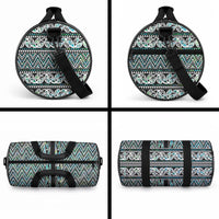 New Zealand Maori Niho Taniwha Duffle Bag Papua Shell - Mangopare Puhoro Pattern LT9 - Polynesian Pride