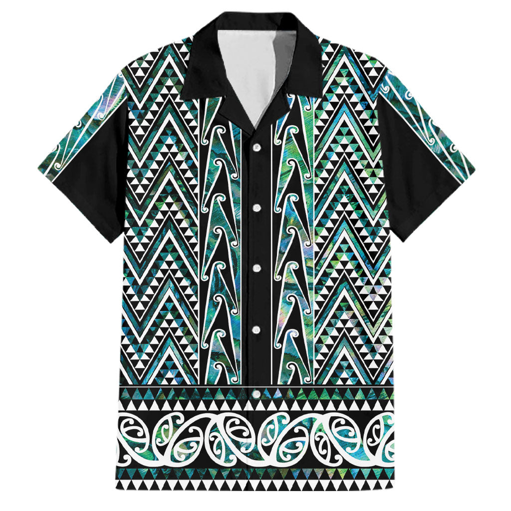 New Zealand Maori Niho Taniwha Family Matching Summer Maxi Dress and Hawaiian Shirt Papua Shell - Mangopare Puhoro Pattern