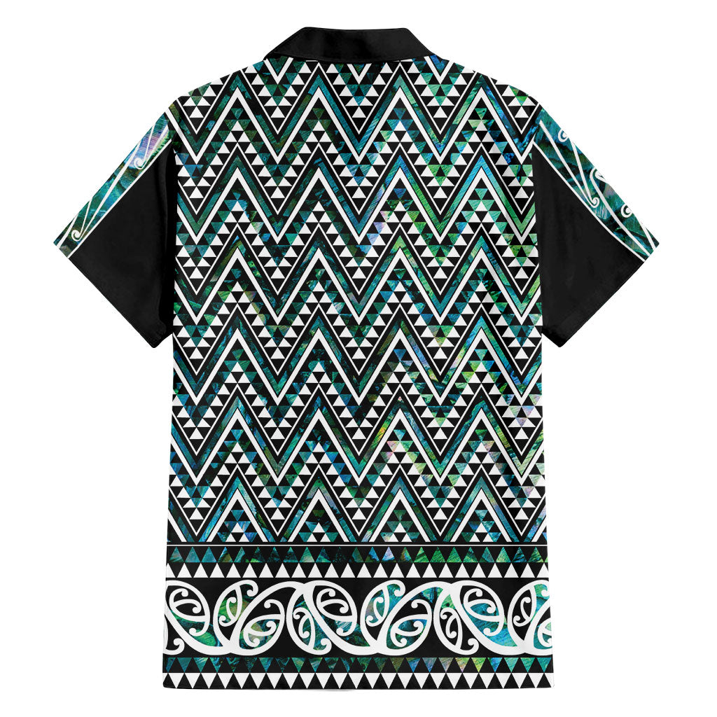 New Zealand Maori Niho Taniwha Family Matching Summer Maxi Dress and Hawaiian Shirt Papua Shell - Mangopare Puhoro Pattern