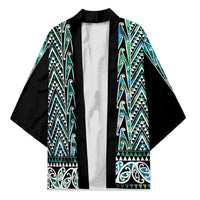 New Zealand Maori Niho Taniwha Kimono Papua Shell - Mangopare Puhoro Pattern