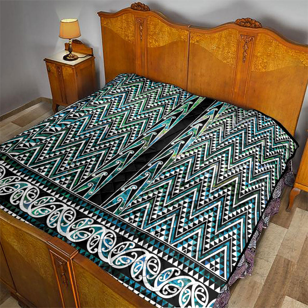 New Zealand Maori Niho Taniwha Quilt Papua Shell - Mangopare Puhoro Pattern