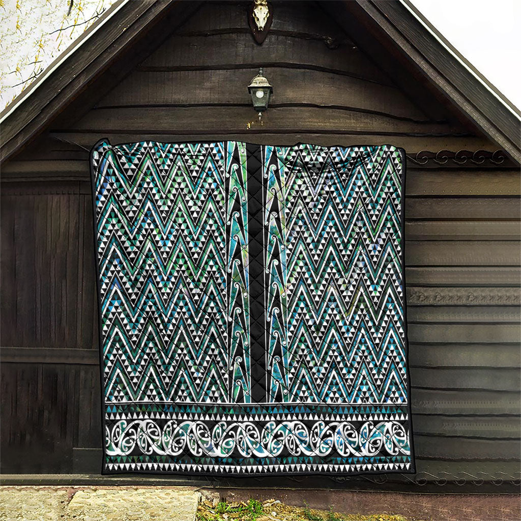 New Zealand Maori Niho Taniwha Quilt Papua Shell - Mangopare Puhoro Pattern