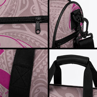 Hawaii Monk Seal and Map Duffle Bag Polynesian Kanaka Maoli Pink Vibe LT9 - Polynesian Pride