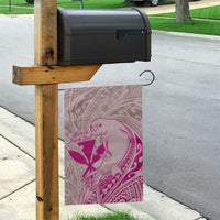 Hawaii Monk Seal and Map Garden Flag Polynesian Kanaka Maoli Pink Vibe LT9 - Polynesian Pride