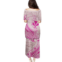Hawaii Monk Seal and Map Puletasi Polynesian Kanaka Maoli Pink Vibe LT9 - Polynesian Pride