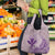 Hawaii Monk Seal and Map Grocery Bag Polynesian Kanaka Maoli Violet Vibe