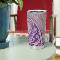 Hawaii Monk Seal and Map Tumbler Cup Polynesian Kanaka Maoli Violet Vibe