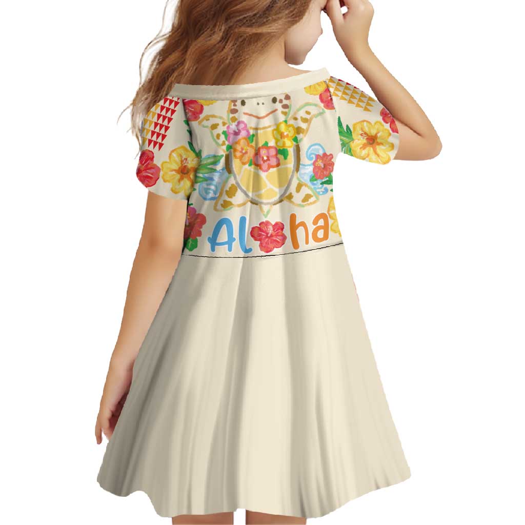 Kawaii Turtle Family Matching Off Shoulder Maxi Dress and Hawaiian Shirt Aloha Hibiscus Flowers LT9 - Polynesian Pride