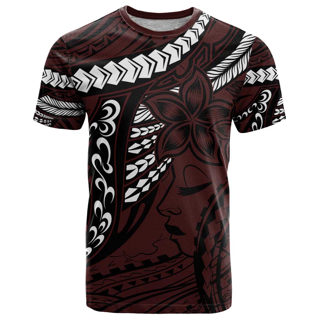 Polynesian Girl Tribal Tattoo T Shirt Oxbood Vibe