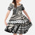 Polynesian Girl Tribal Tattoo Family Matching Mermaid Dress and Hawaiian Shirt Beige Vibe