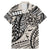 Polynesian Girl Tribal Tattoo Family Matching Mermaid Dress and Hawaiian Shirt Beige Vibe