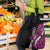 Polynesian Plumeria Floral Tattoo Pattern Grocery Bag Pink Style