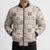 Hawaiian Palaka Quilt Pattern Bomber Puffer Jacket Hawaii Culture Bird of Paradise Exotic Motif - Polynesian Pride