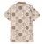 Hawaiian Palaka Quilt Pattern Family Matching Off Shoulder Short Dress and Hawaiian Shirt Hawaii Culture Bird of Paradise Exotic Motif - Polynesian Pride