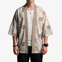 Hawaiian Palaka Quilt Pattern Kimono Hawaii Culture Bird of Paradise Exotic Motif - Polynesian Pride