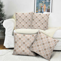 Hawaiian Palaka Quilt Pattern Pillow Cover Hawaii Culture Bird of Paradise Exotic Motif - Polynesian Pride