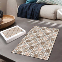 Hawaiian Palaka Quilt Pattern Puzzle Hawaii Culture Bird of Paradise Exotic Motif - Polynesian Pride