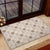 Hawaiian Palaka Quilt Pattern Rubber Doormat Hawaii Culture Bird of Paradise Exotic Motif - Polynesian Pride
