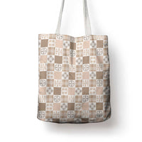 Hawaiian Palaka Quilt Pattern Tote Bag Hawaii Culture Bird of Paradise Exotic Motif - Polynesian Pride