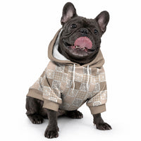 Hawaiian Palaka Quilt Pattern Pet Hoodie Hawaii Culture Honu Turtle LT9 - Polynesian Pride