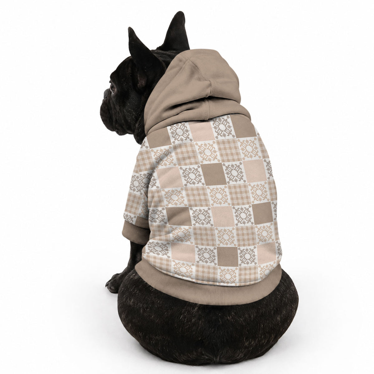 Hawaiian Palaka Quilt Pattern Pet Hoodie Hawaii Culture Honu Turtle LT9 - Polynesian Pride