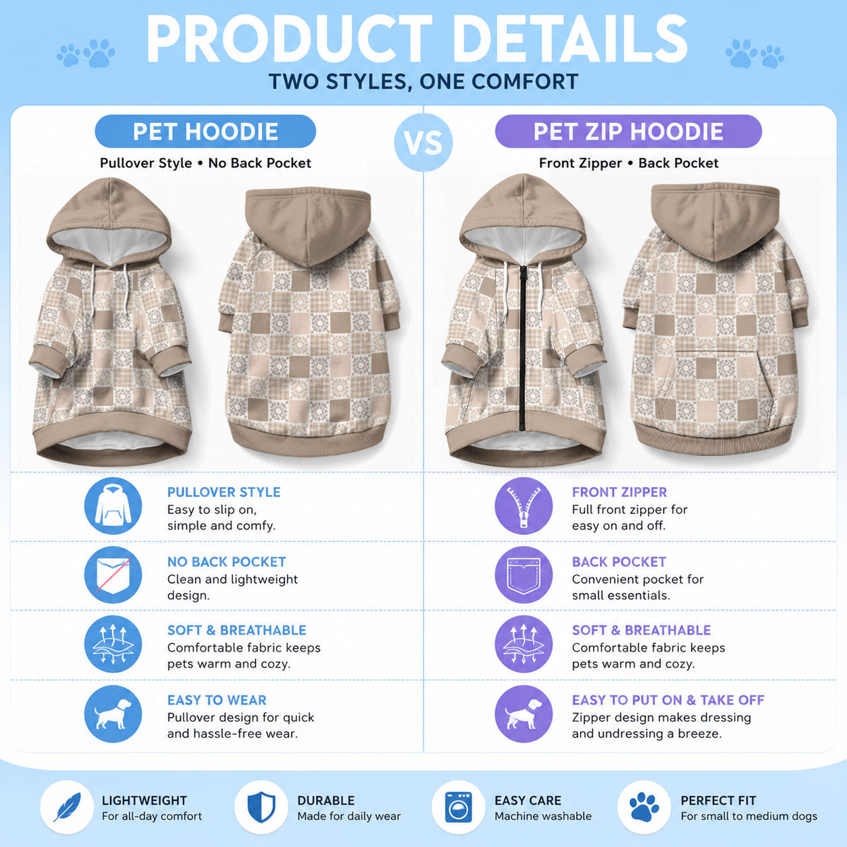 Hawaiian Palaka Quilt Pattern Pet Hoodie Hawaii Culture Honu Turtle LT9 - Polynesian Pride
