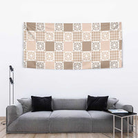 Hawaiian Palaka Quilt Pattern Tapestry Hawaii Culture Honu Turtle - Polynesian Pride