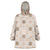 Hawaiian Palaka Quilt Pattern Wearable Blanket Hoodie Hawaii Culture Honu Turtle - Polynesian Pride
