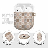 Hawaiian Palaka Quilt Pattern AirPods Case Hawaii Culture Pineapple - Polynesian Pride