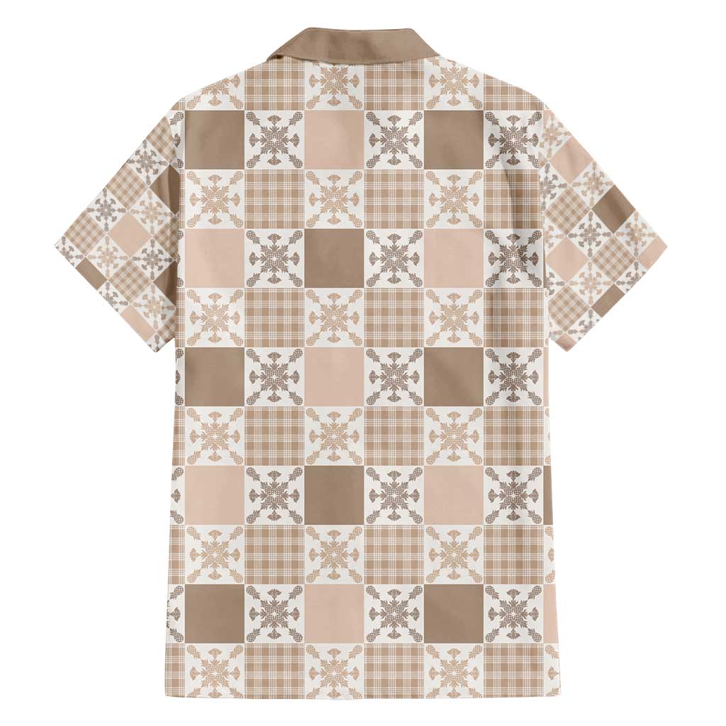 Hawaiian Palaka Quilt Pattern Family Matching Summer Maxi Dress and Hawaiian Shirt Hawaii Culture Pineapple LT9 - Polynesian Pride