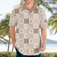 Hawaiian Palaka Quilt Pattern Hawaiian Shirt Hawaii Culture Pineapple - Polynesian Pride