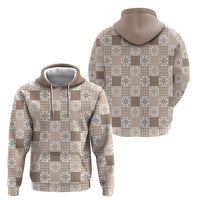 Hawaiian Palaka Quilt Pattern Hoodie Hawaii Culture Pineapple - Polynesian Pride
