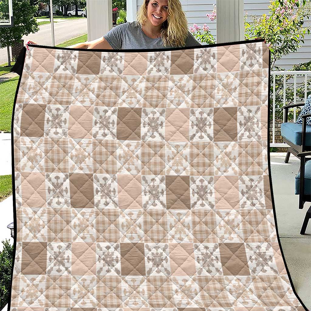 Hawaiian Palaka Quilt Pattern Quilt Hawaii Culture Pineapple - Polynesian Pride