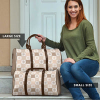 Hawaiian Palaka Quilt Pattern Travel Bag Hawaii Culture Pineapple - Polynesian Pride