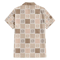 Hawaiian Palaka Quilt Pattern Family Matching Puletasi and Hawaiian Shirt Hawaii Culture Tropical Flowers Mix LT9 - Polynesian Pride