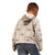 Hawaiian Palaka Quilt Pattern Kid Hoodie Hawaii Culture Tropical Flowers Mix - Polynesian Pride