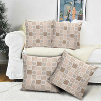 Hawaiian Palaka Quilt Pattern Pillow Cover Hawaii Culture Tropical Flowers Mix - Polynesian Pride