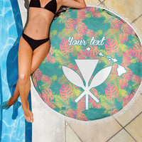 Personalised Seamless Hawaiian Quilt Pattern Beach Blanket Hawaii Culture Palm Leaf Tropical LT9 - Polynesian Pride