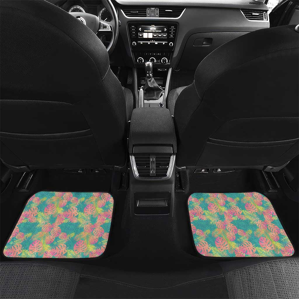 Seamless Hawaiian Quilt Pattern Car Mats Hawaii Culture Palm Leaf Tropical - Polynesian Pride
