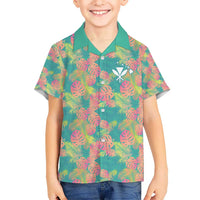 Seamless Hawaiian Quilt Pattern Hawaiian Shirt Hawaii Culture Palm Leaf Tropical - Polynesian Pride
