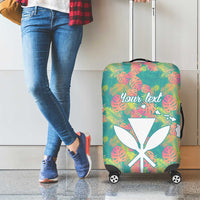 Seamless Hawaiian Quilt Pattern Luggage Cover Hawaii Culture Palm Leaf Tropical - Polynesian Pride